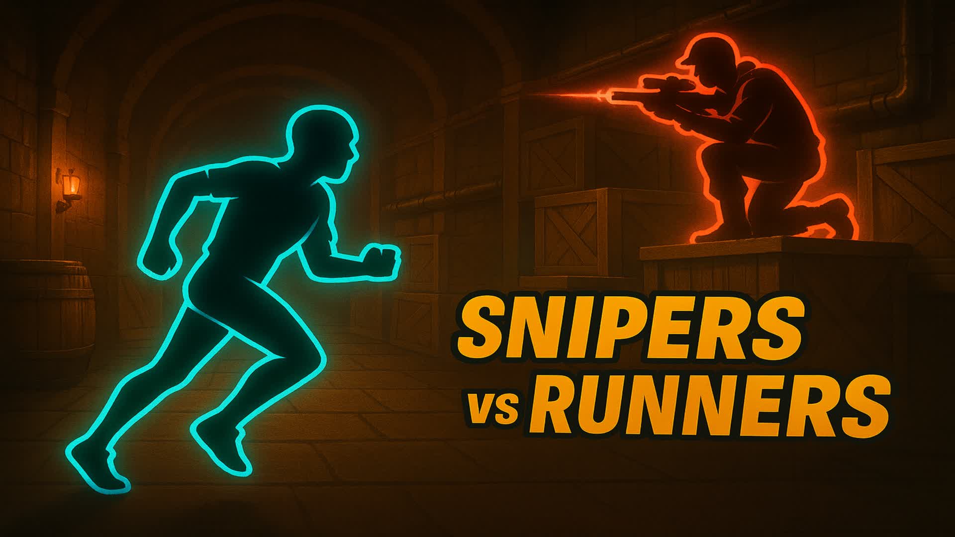 Snipers VS Runners in Room