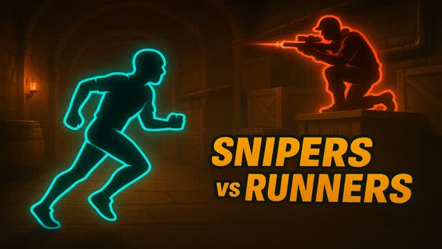 Snipers VS Runners in Room