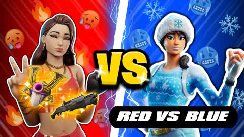 MASSIVE RED VS BLUE🔴🔵 SUPERPOWERS !!!