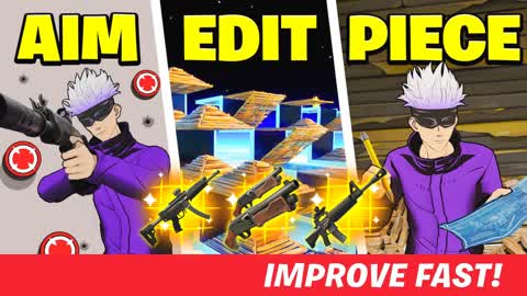 🎯EDIT AIM PIECE CONTROL & 1V1 PRACTICE