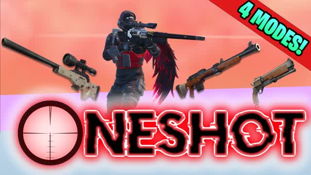 Oneshot FFA - [4 in 1 Trickshot Map]
