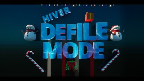 Défilé mode hivernal