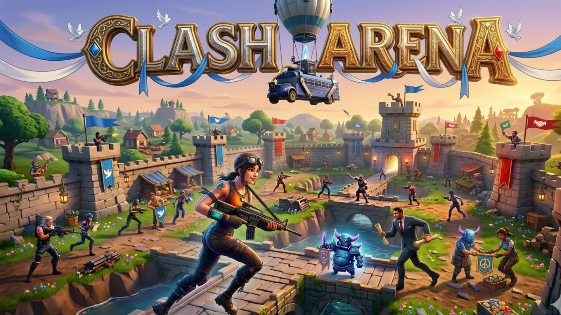 CLASHアリーナ: タワーを破壊して勝利を目指せ！