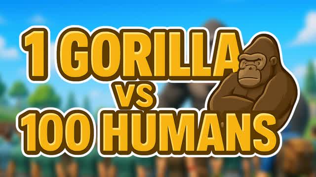 🐵100 MEN VS 1 GORILLA🐵