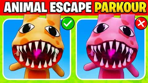 ANIMAL PARKOUR EASY ESCAPE 100 LIVELLI 🌈