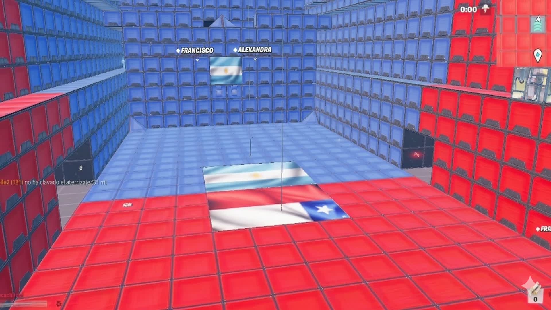 チリ対アルゼンチン赤対青赤青