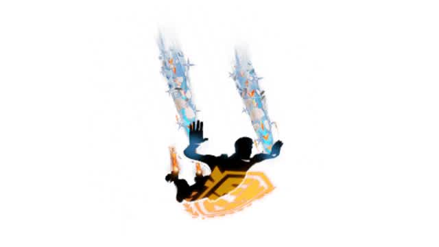 Xeno's Free Fall Race