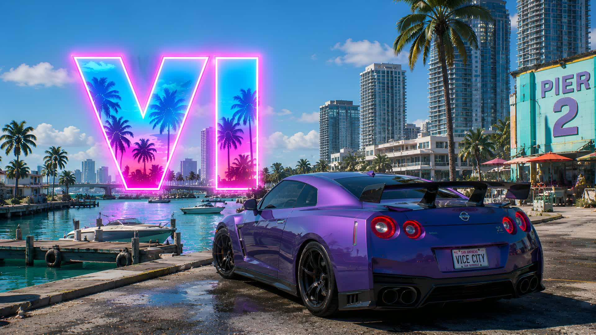 DRIVING VI VICE CITY🌴SQUID
