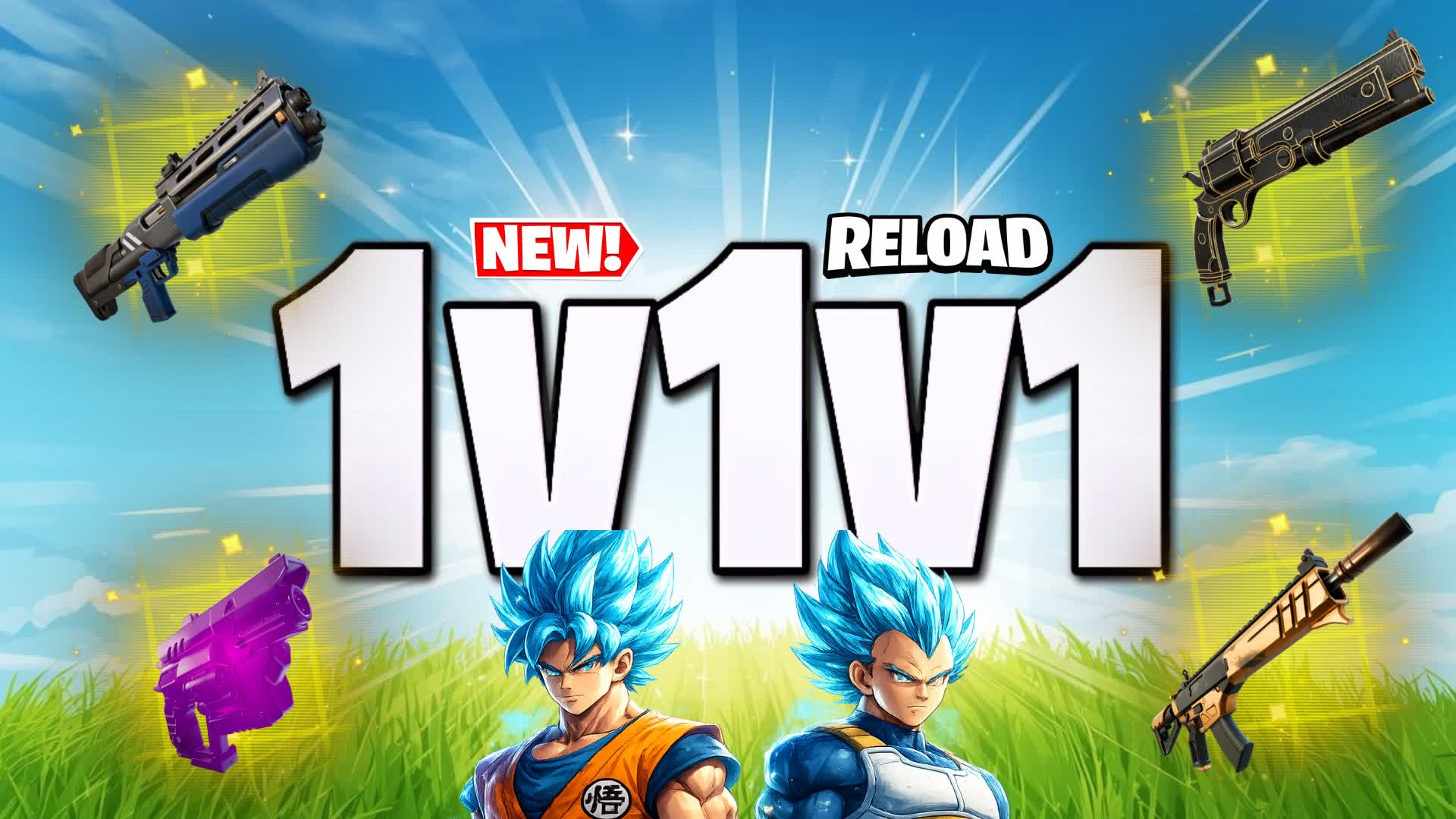 👉 RELOAD 1v1v1 – SAIYAN ARENA