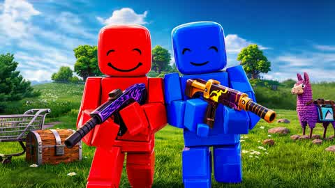 Red vs Blue 🔴🔵SUPER KO