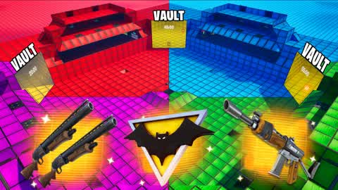 CRAZY RED VS BLUE VS GREEN VS YELLOW