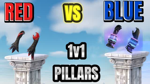 RED VS BLUE 1v1 PILLARS