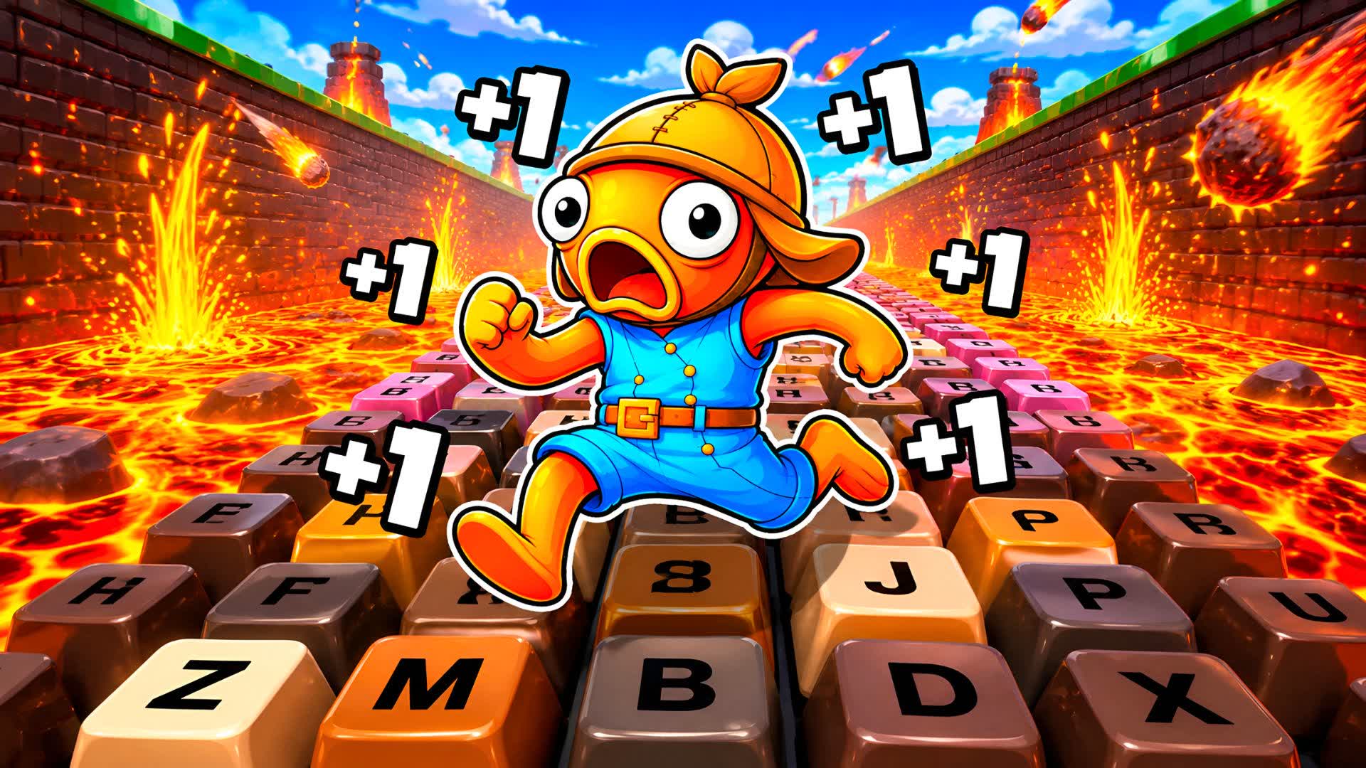 ESCAPE LAVA KEYBOARD +1 SPEED - SNOKZY
