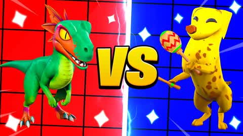 DOG VS RAPTOR⭐RED VS BLUE🔴🔵