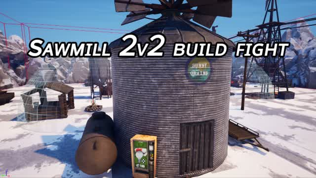 🌲Sawmill 2v2 BUILD FIGHT🎯