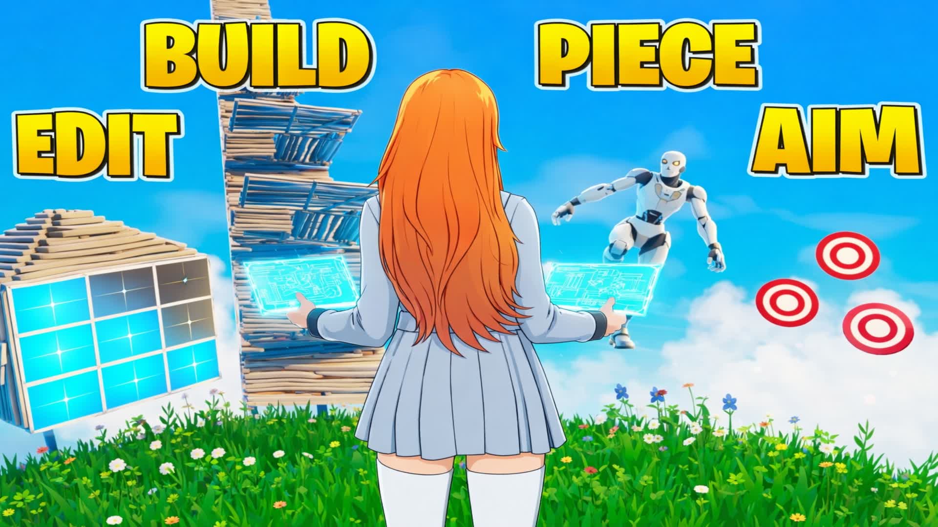 🎯EDIT AIM FREEBUILD PIECE🧩 PRACTICE🎯