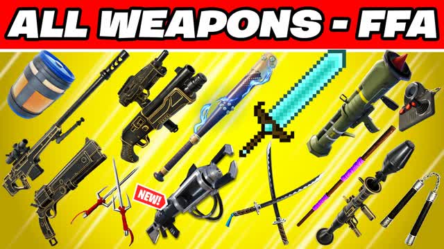 ⭐ ALL WEAPONS ⭐ FREE FOR ALL ⭐ ALL CARS