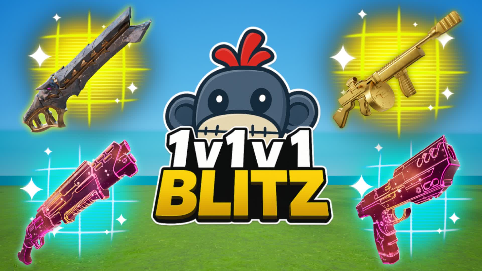 1V1V1 MrMonkey - 1V1 Blitz Free for All
