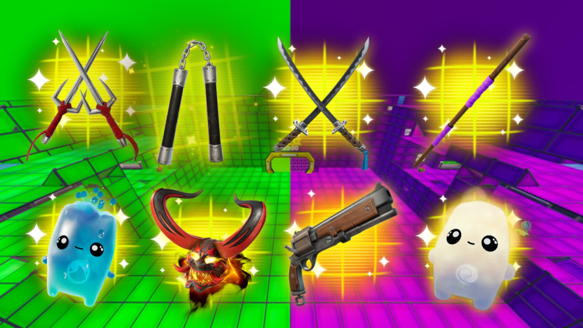 NEW COMBAT - TMNT  - GREEN VS PURPLE🟢🟣
