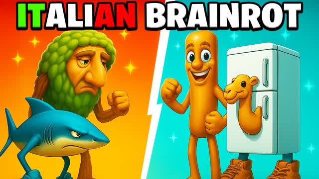 🤣ITALIAN BRAINROT RED VS BLUE 🔴🔵