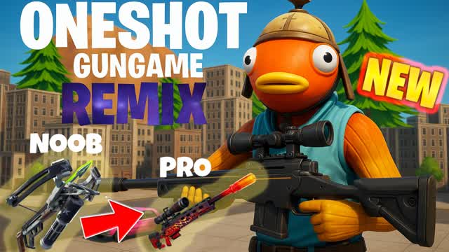 Tilted Towers GUNGAME 🔫 OneShot Elimin
