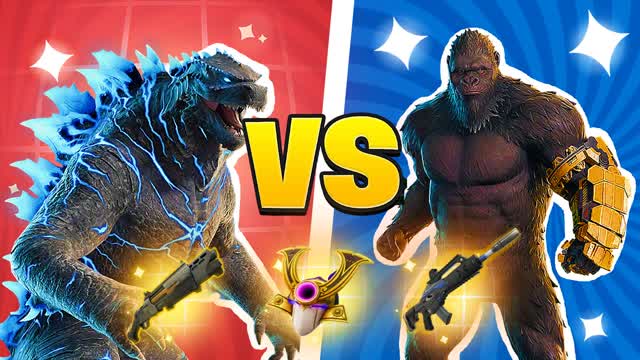 GODZILLA VS KONG RED VS BLUE ⭐