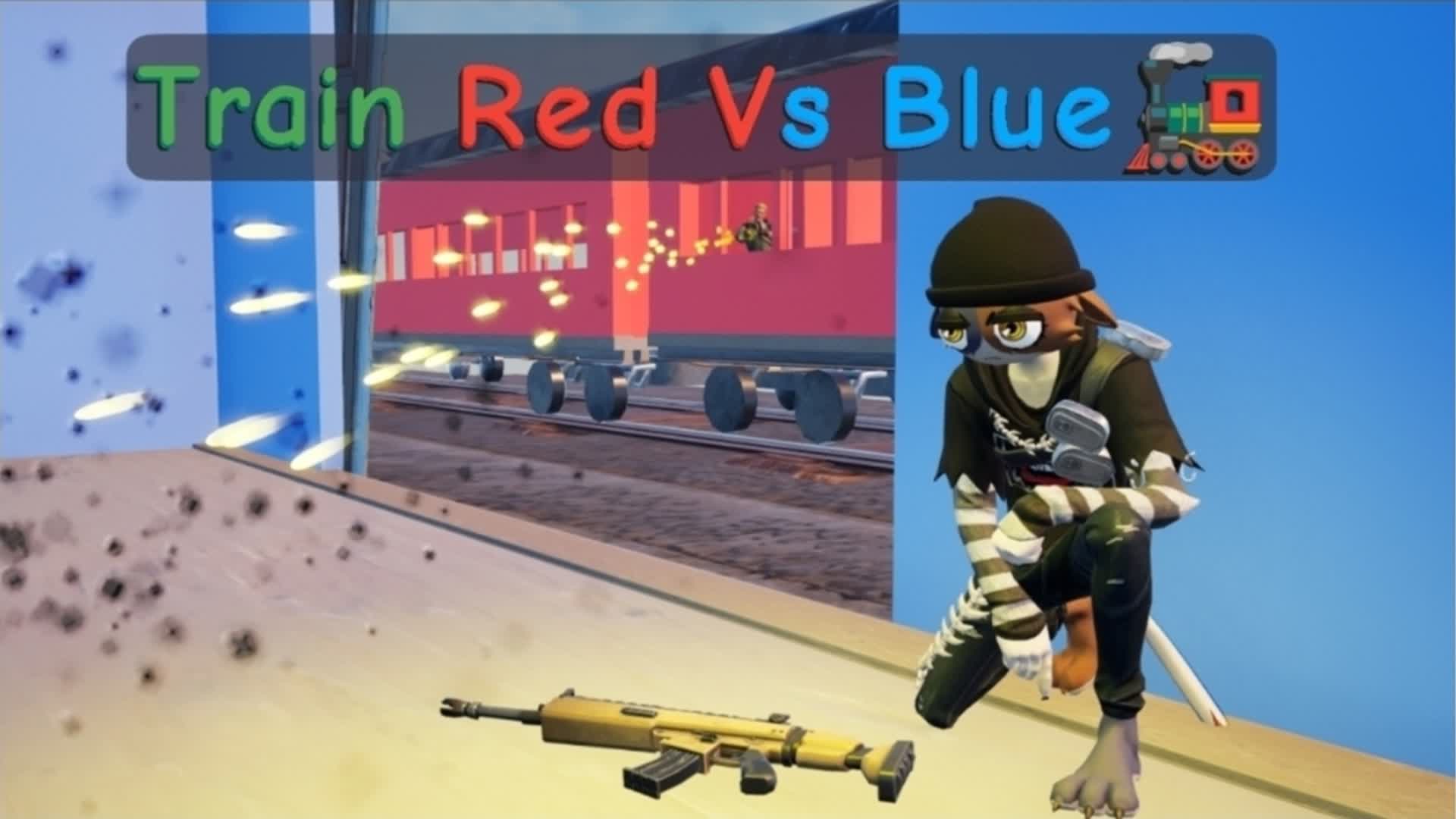 Train red vs blue🚂