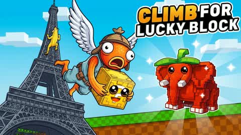 CLIMB TOWER FOR LUCKY BLOCK 🍀