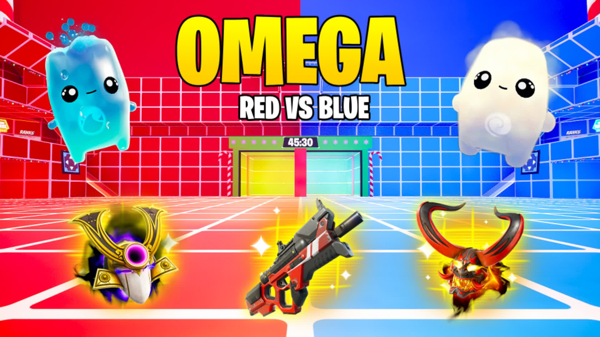 OMEGA RED VS BLUE 🔴🔵