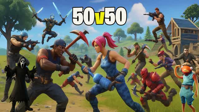 SUPER FIGHT 50v50 🥊 50vs50
