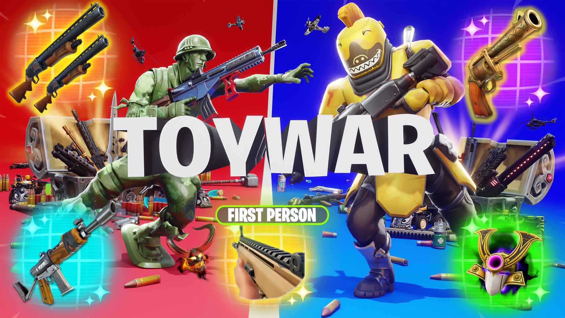 TOYWAR RED VS BLUE🔴🔵