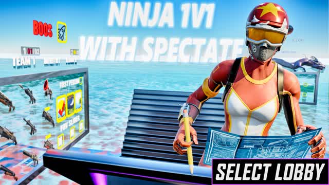 NINJA 1V1 SPECTATE MAP