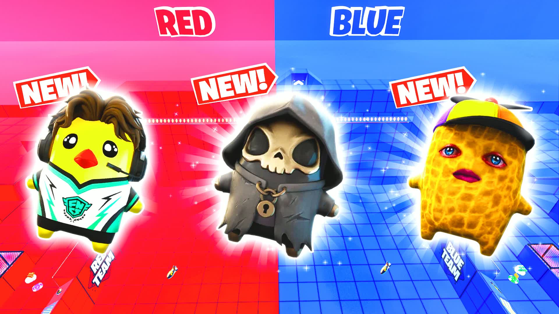 RED VS BLUE 🔴🔵 MASSIFN — Fortnite Creative Insel
