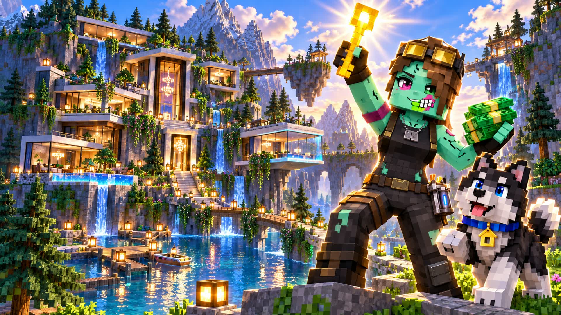 MEGA BLOCK MANSION