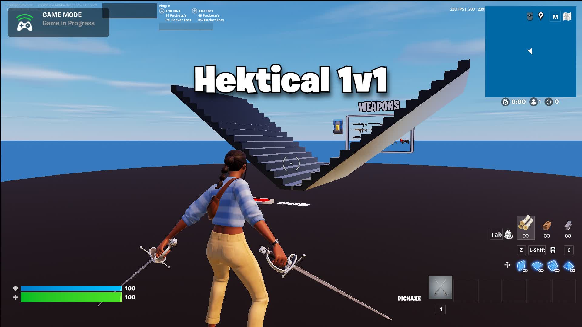 Hektical 1v1 Buildfights (2 Player)