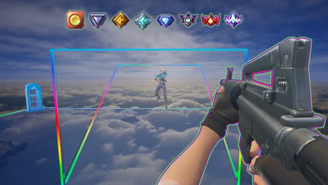 🌈 RANKED FIRST PERSON 1V1 🌈