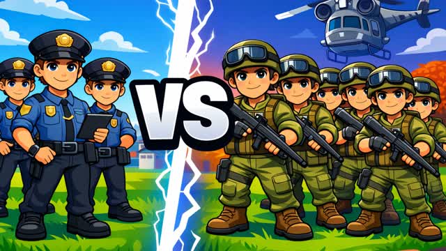 🚓Police VS Militaire🪖