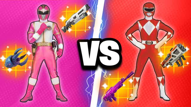🌸 RANGERS PINK VS RED 🔴