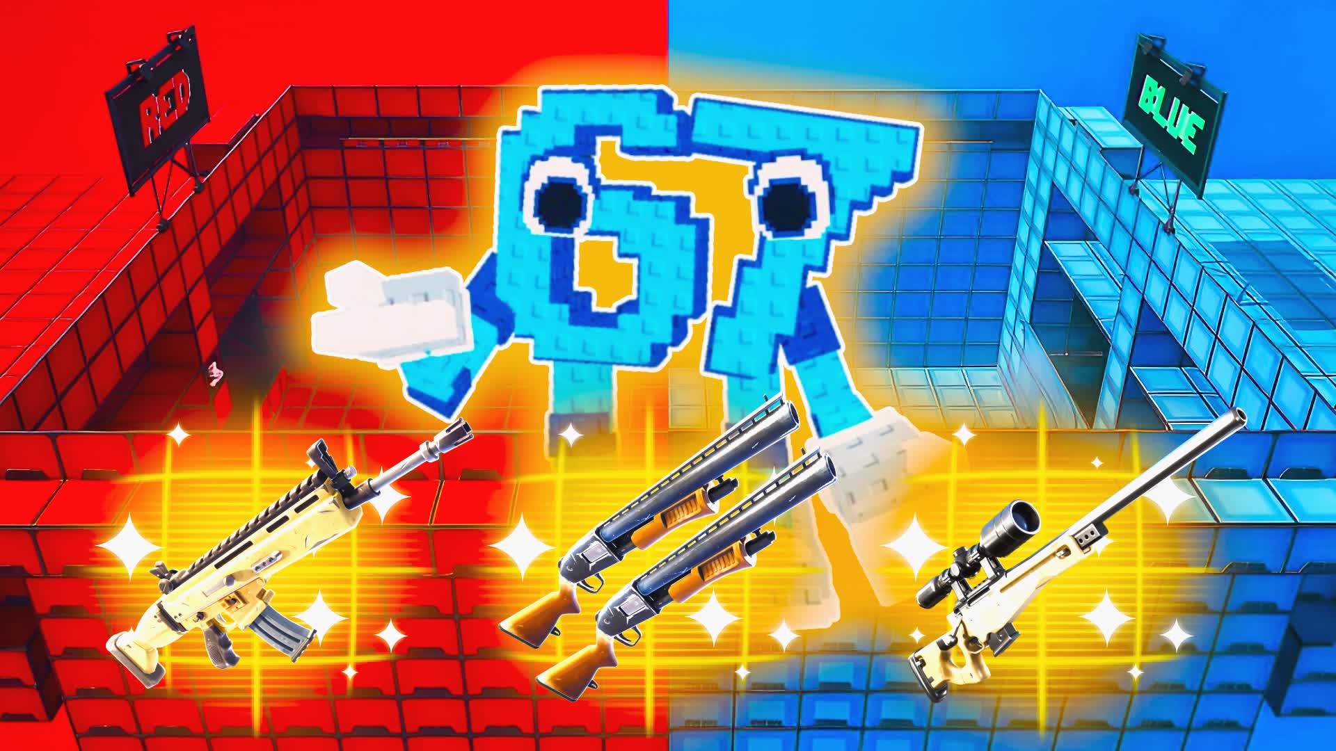 FUN 🌈 RED VS BLUE🔴🔵 RVB