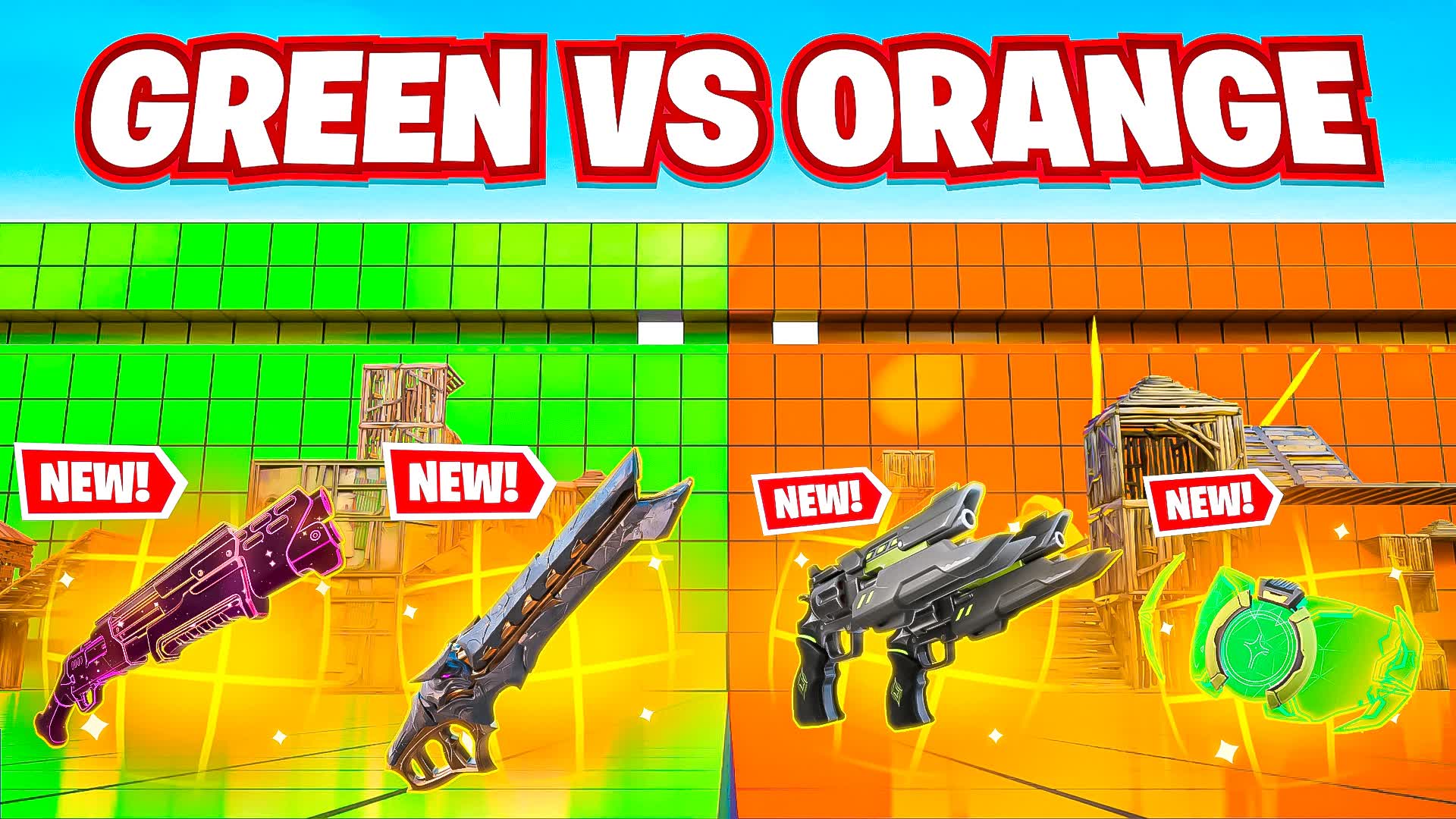 Green vs Orange: Haunted Showdown