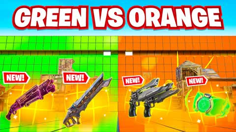 Green vs Orange: Haunted Showdown