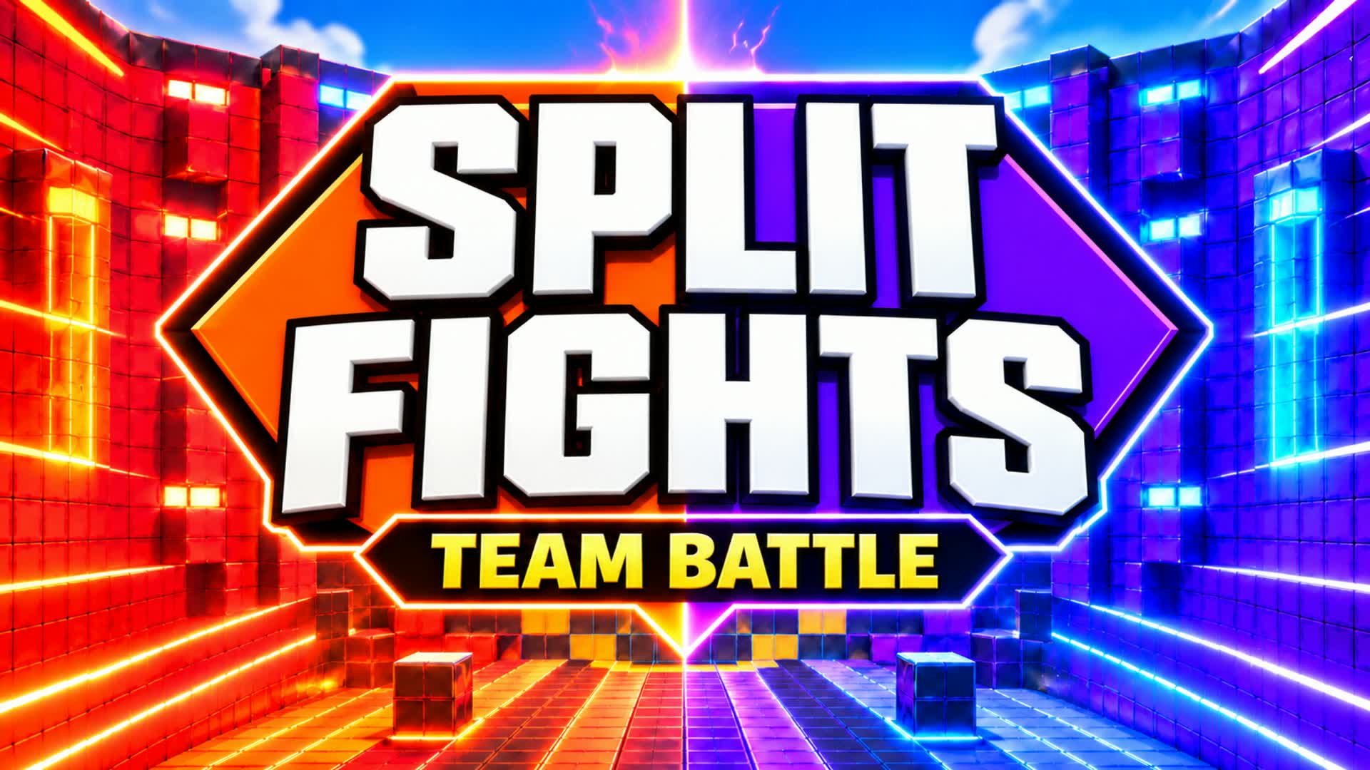 SPLIT FIGHTS: TEAM BATTLE — Fortnite island 8495-3996-2097 by erisnyaka