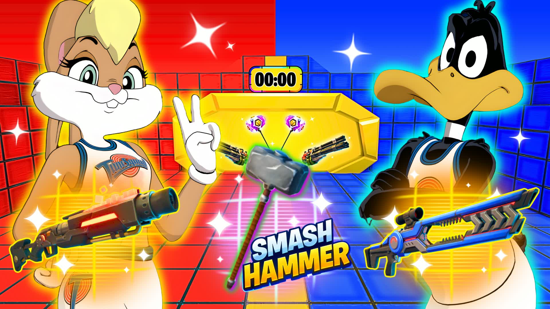 CARTOON RED VS BLUE 🔴🔵 KPOP 9100-9775-0979 by jdmaps - Fortnite