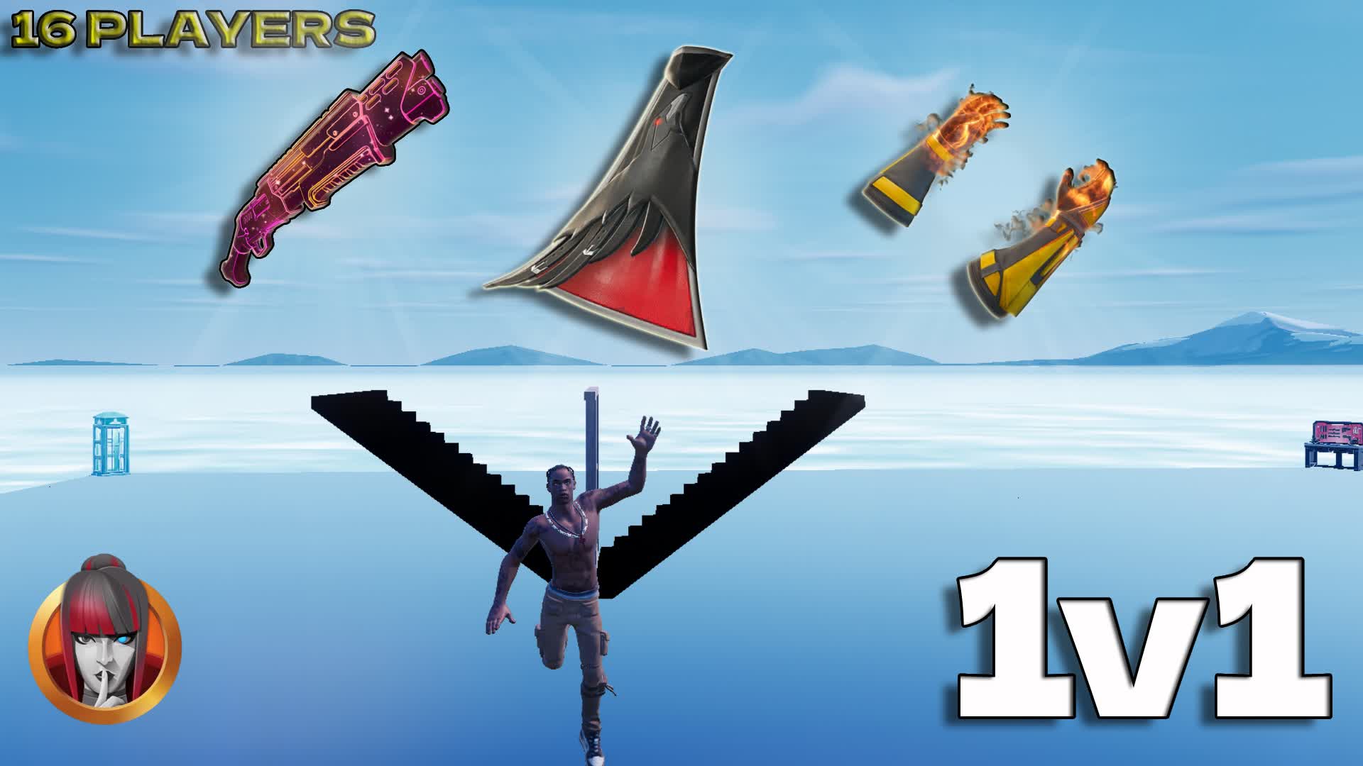 1v1 0 delay (16 players)