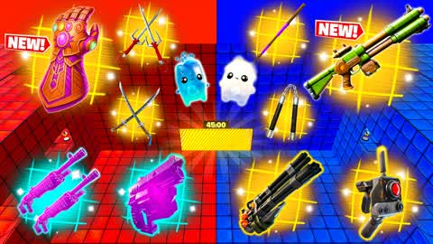 MEGA RED VS BLUE 🔴🔵 EVERY GUN