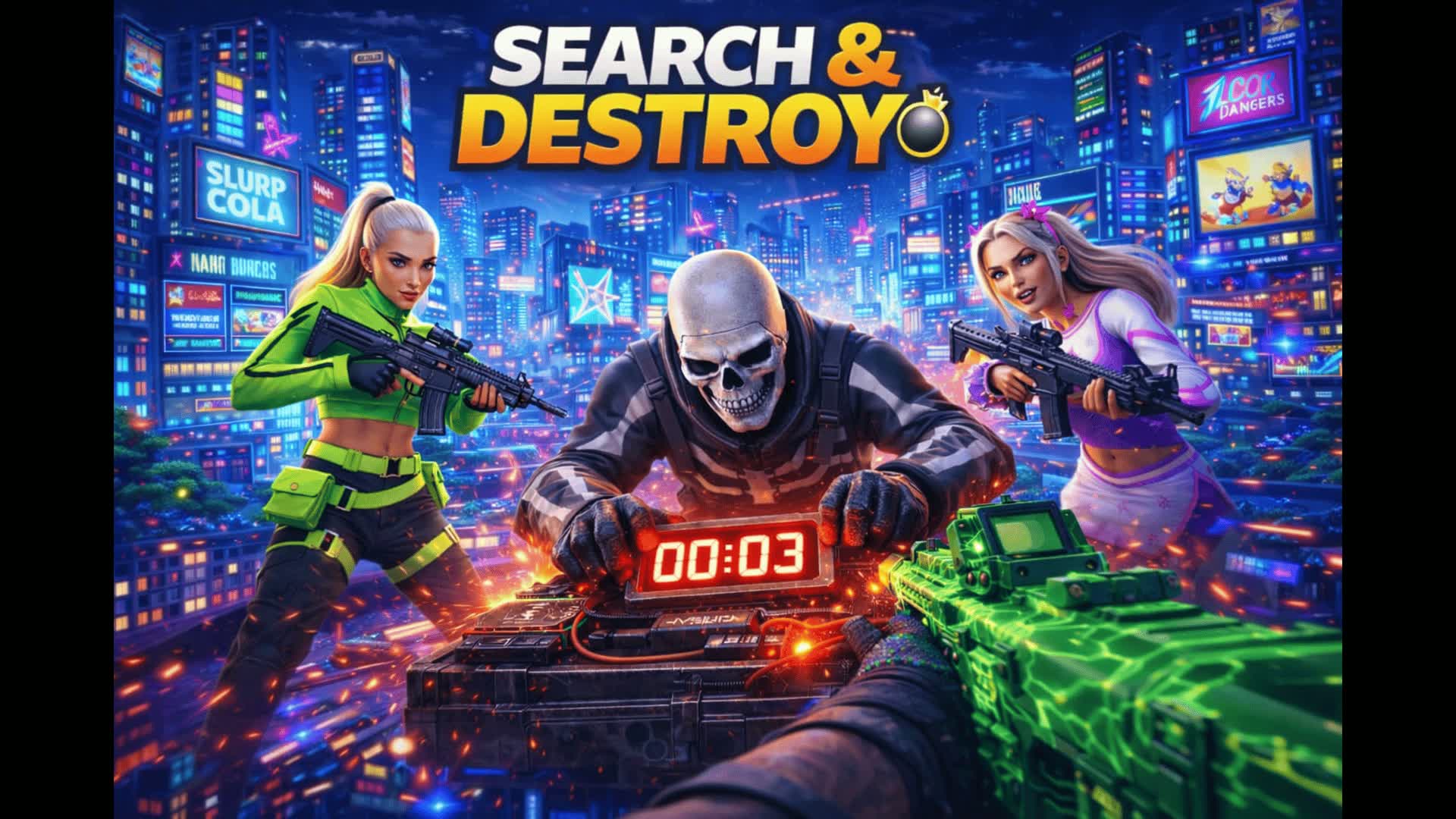 ネオンシティ 15vs15💣 (あと1秒…)