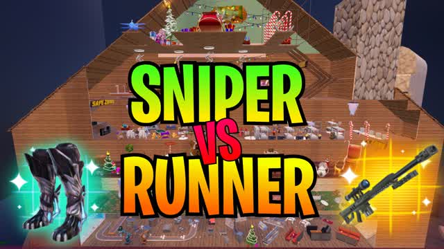 🔫 SNIPER VS RUNNER🏃‍➡️ - 🎅CHRISTMAS🎅