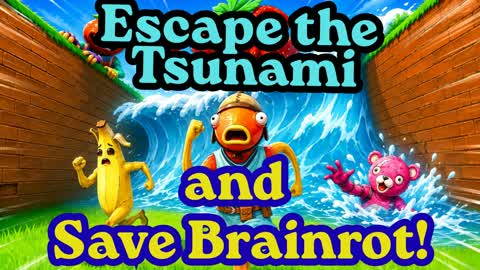 Escape the Tsunami and Save Brainrot
