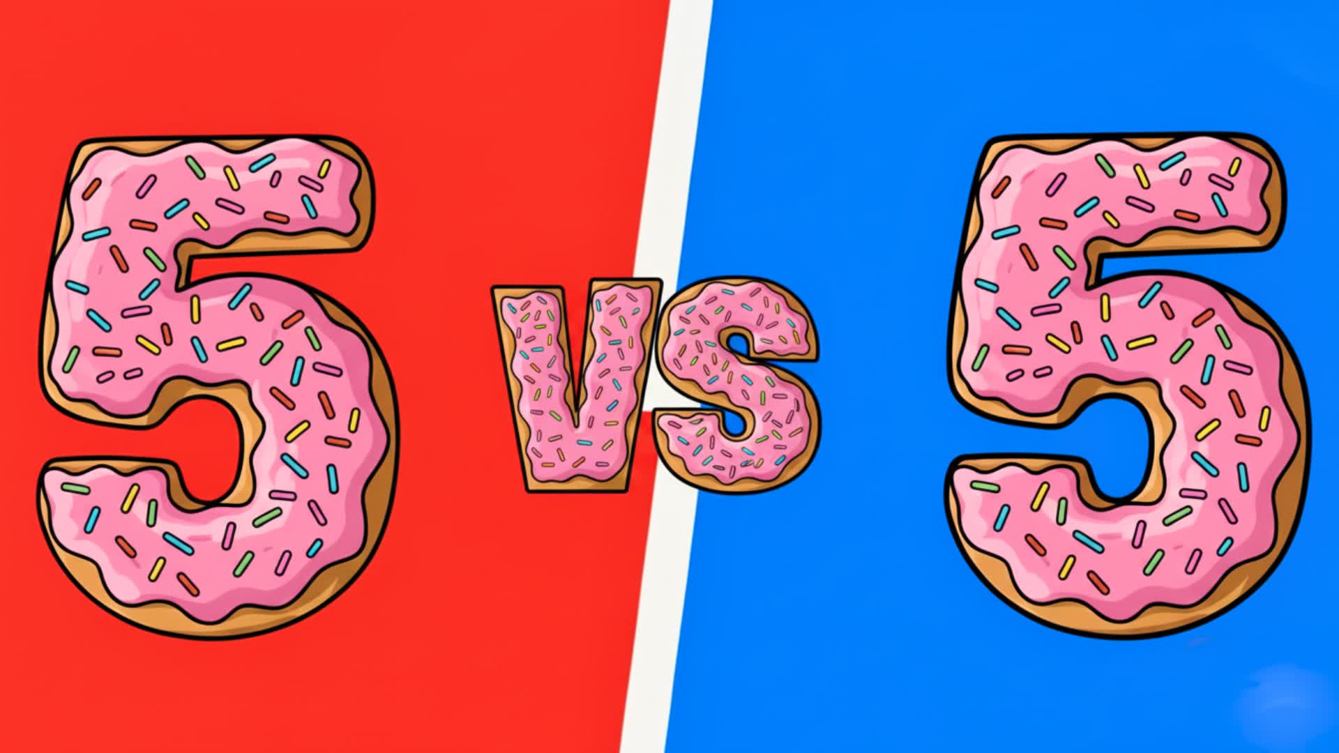 RED VS BLUE 5 VS 5 CRAZY