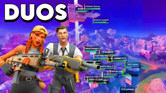 DUO LATE GAME PRACTICE🏆(30 PLAYERS)